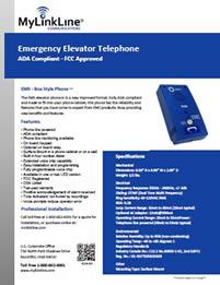 elevator phone brochure